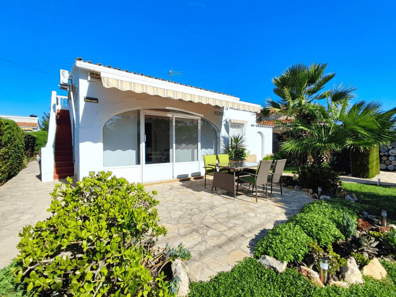Villa avec 2 chambres, piscine communautaire, Els Poblets