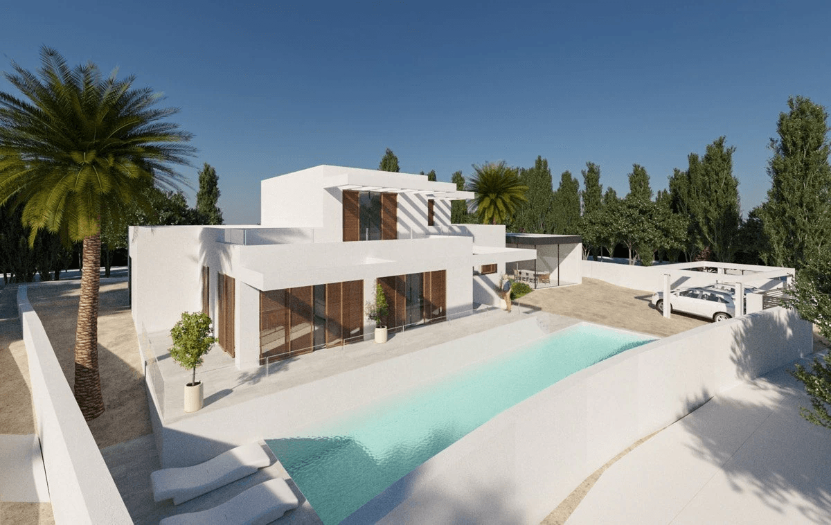 Villa à rénover dans le style d’Ibiza à vendre à La Sabatera Moraira, Costa Blanca