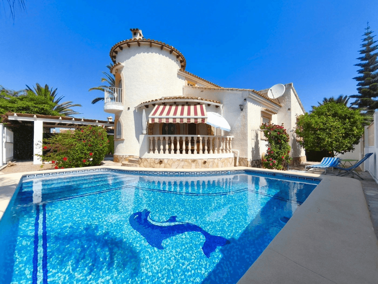 Villa avec 3 chambres, piscine, Els Poblets