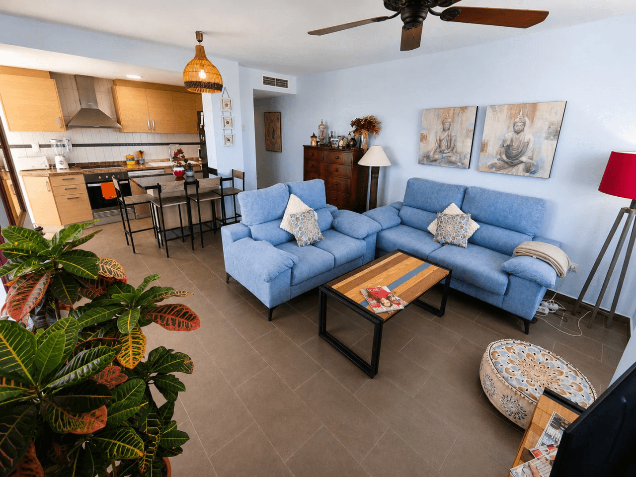 Beachfront apartment in Denia, Les Devesses.