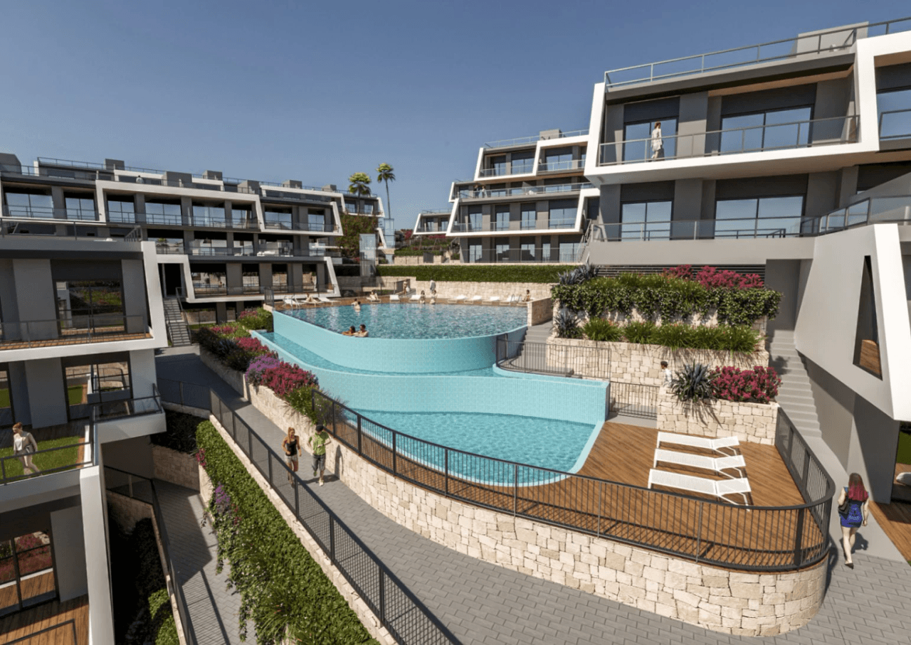 Apartamentos nuevos con piscina, 2-3 dormitorios, Gran Alacant