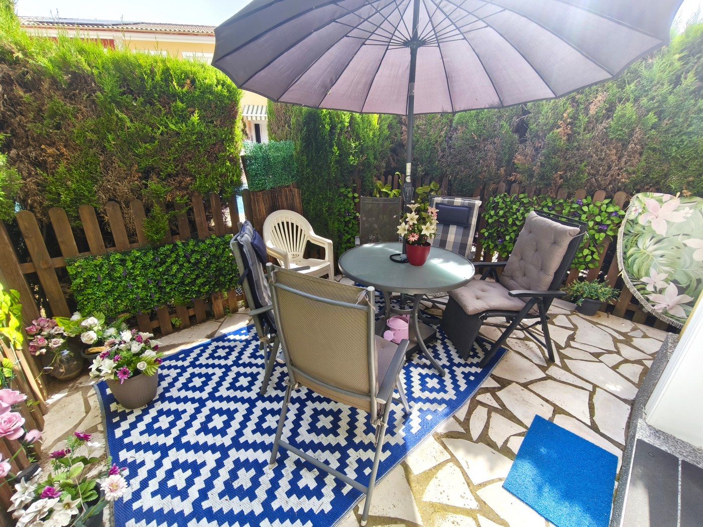 Terraced house with 2 bedrooms, communal pool, Els Poblets