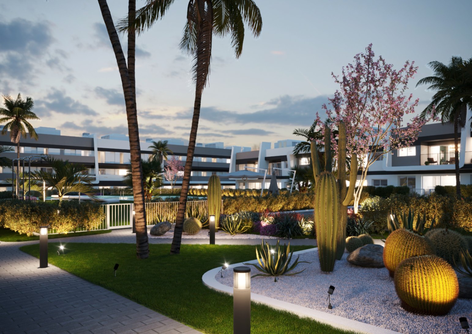 Apartamentos nuevos con piscina, 2 - 3 dormitorios, Santa Pola Alicante