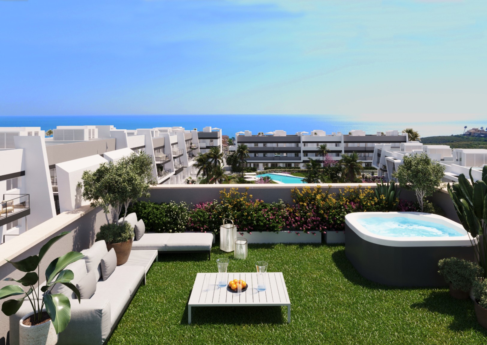 Nouveaux appartements avec piscine, 2 - 3 chambres, Santa Pola Alicante