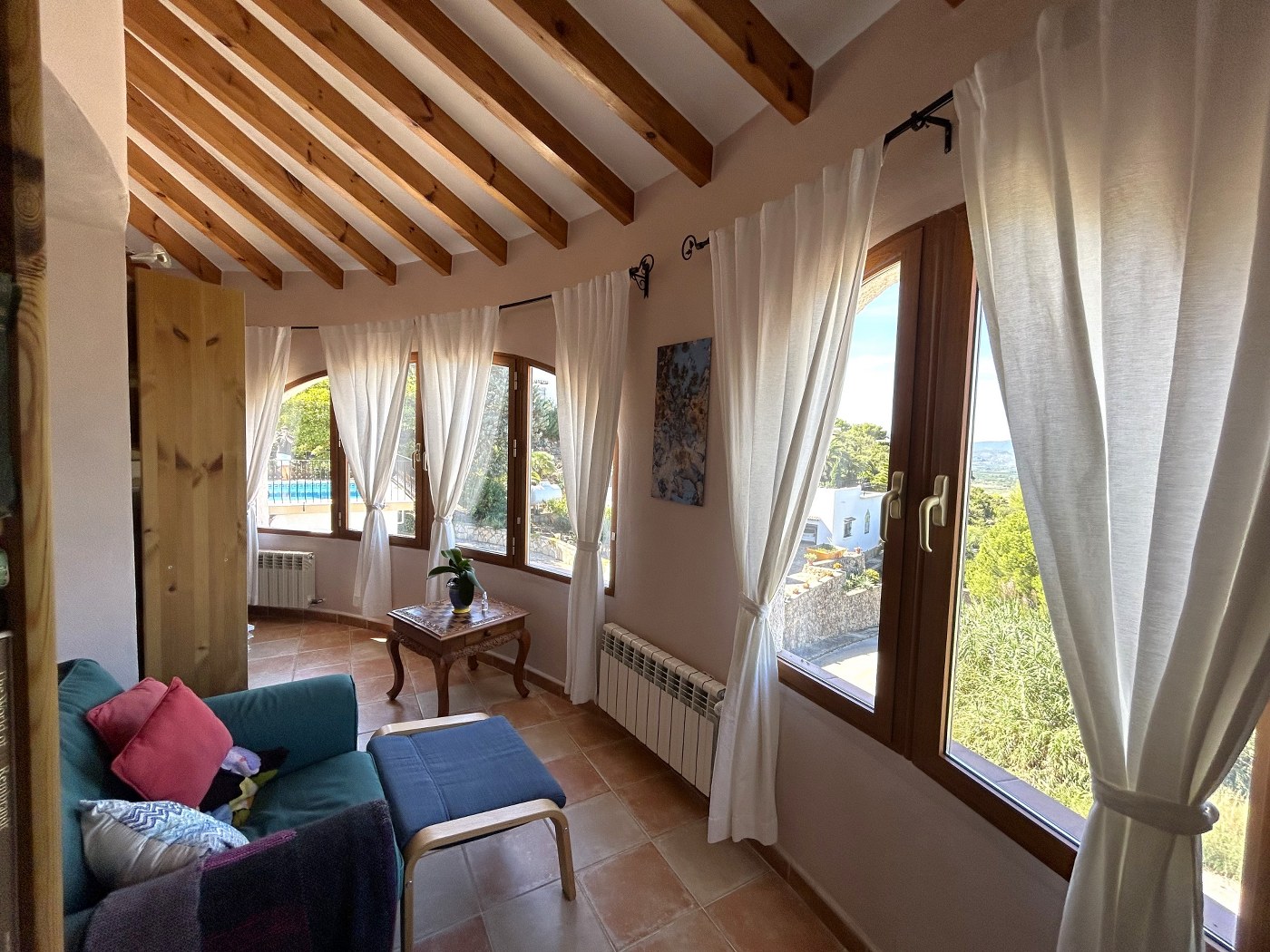 Villa con vistas al mar, piscina, 5 dormitorios, Monte Pego