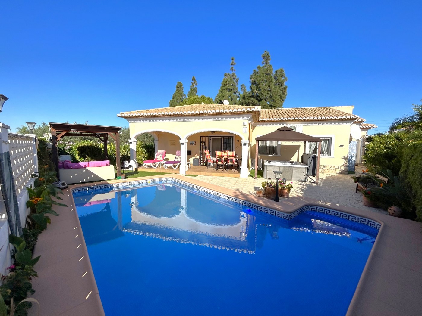 Villa avec 3 chambres, piscine, Els Poblets