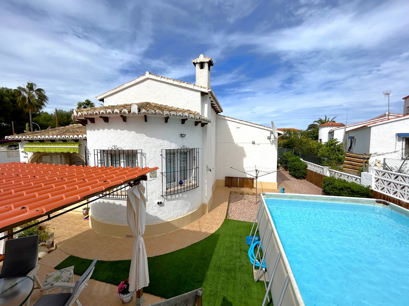 Villa mit 2 Schlafzimmern, Pool, Els Poblets