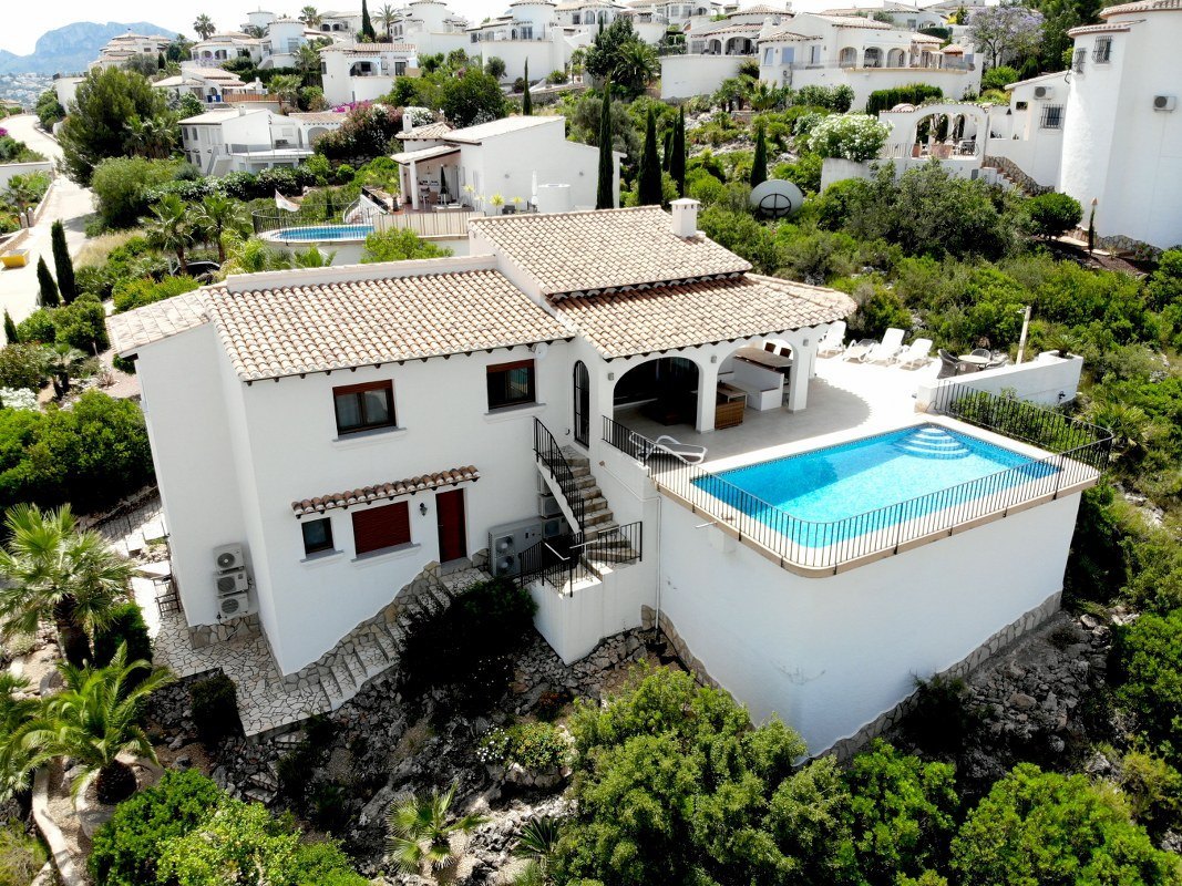 Villa avec 4 chambres, piscine, vue sur la mer Monte Pego
